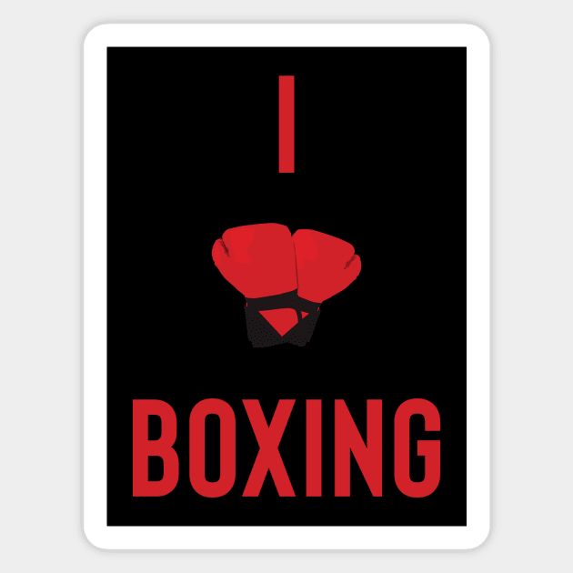 I love boxing Magnet by Max